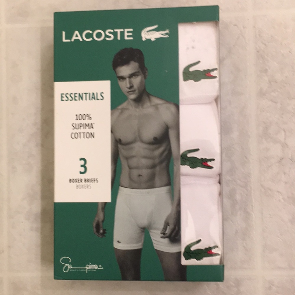 3 pack white boxer briefs medium